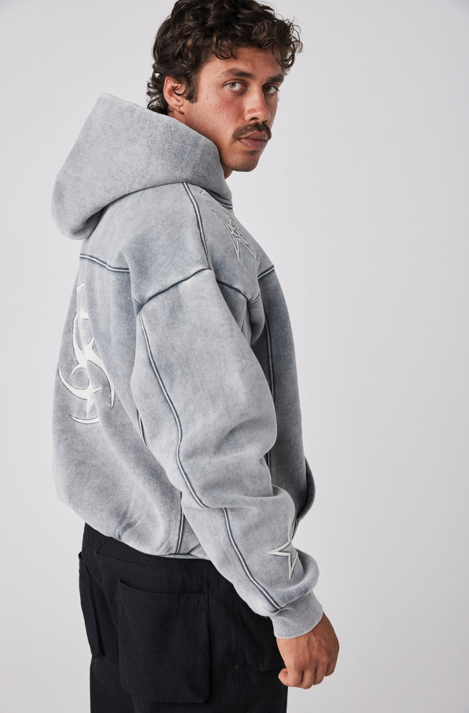 Pyro Hoodie - Concrete