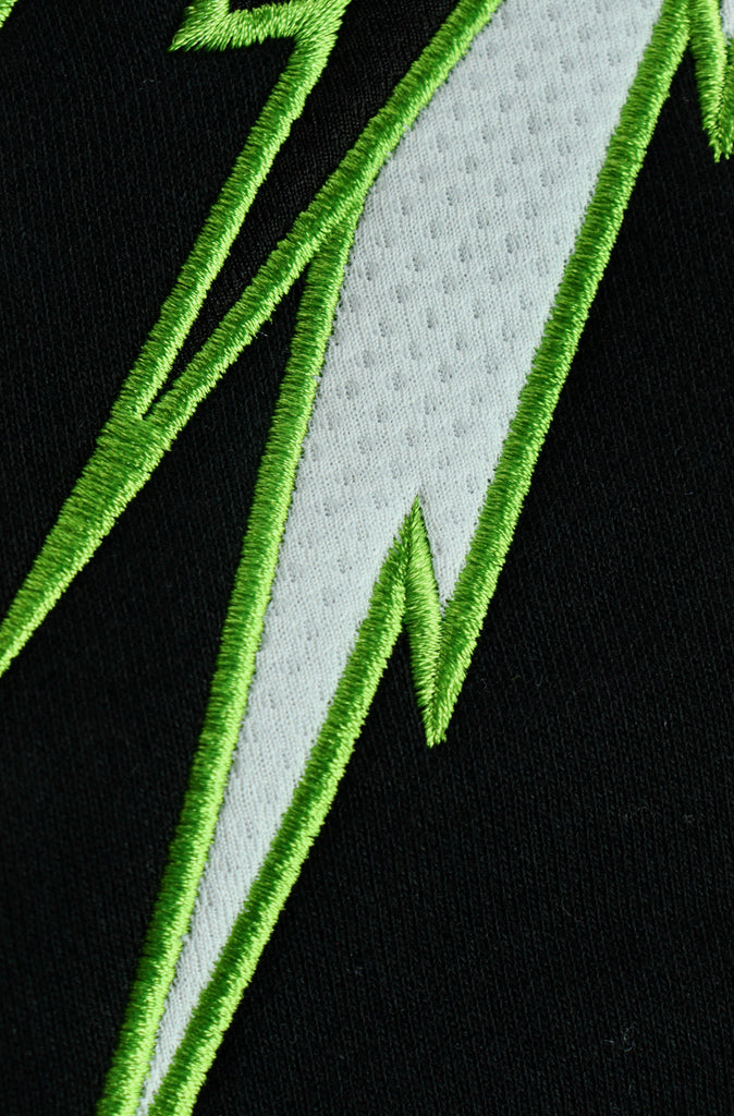 FRNTRNR Bolt Hoodie - Black Lime