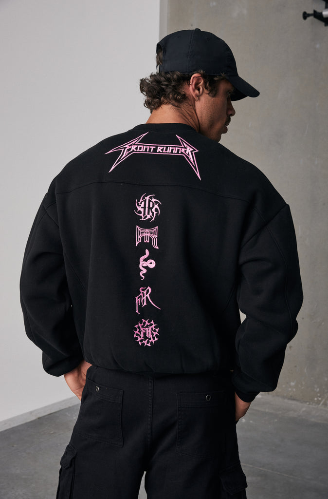 Pyro Crewneck - Black Candy