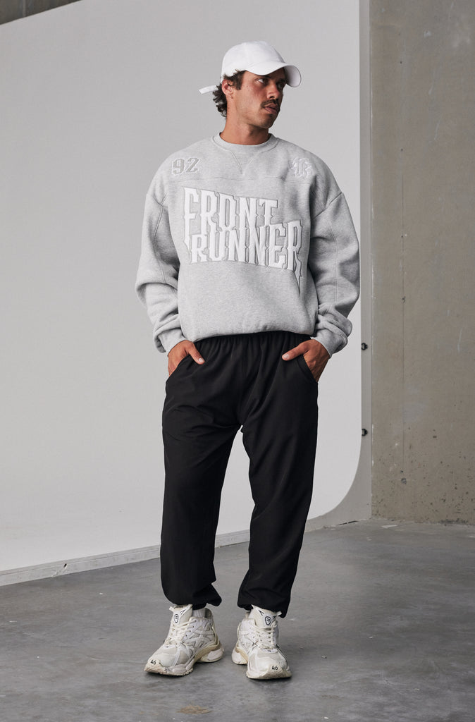 Pyro Crewneck - Grey Marle