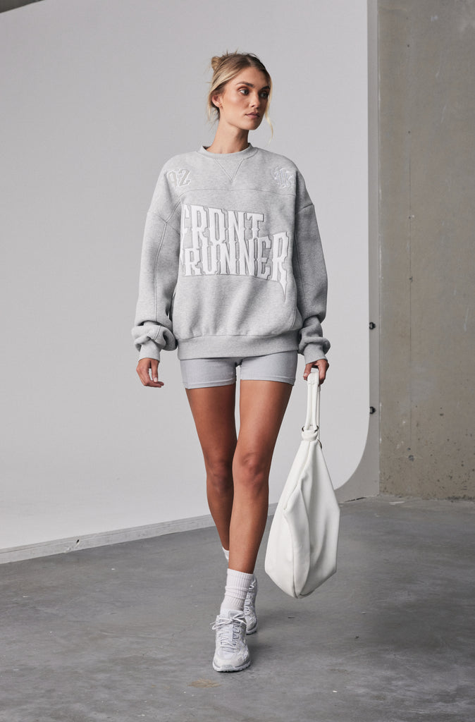 Pyro Crewneck - Grey Marle
