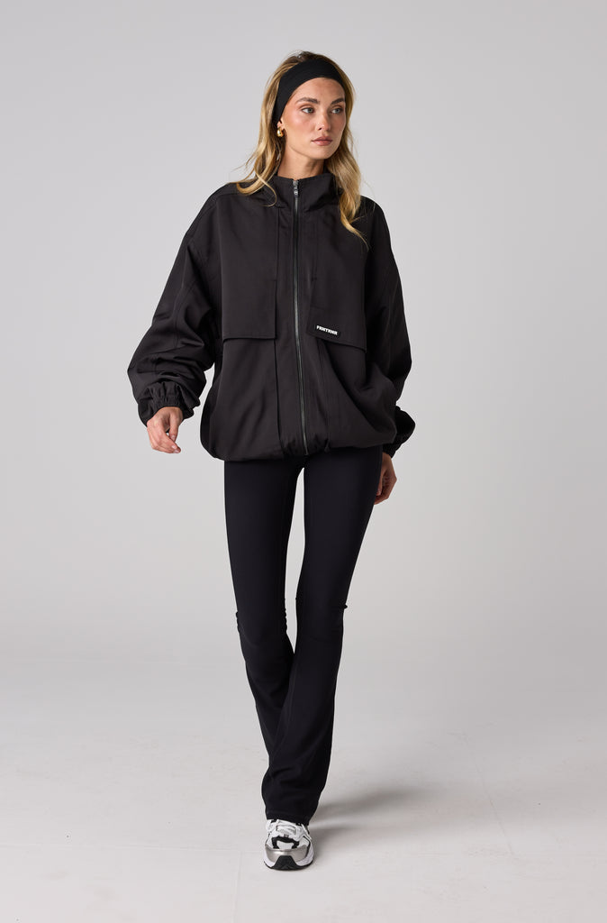 Fracture Bomber Jacket - Black