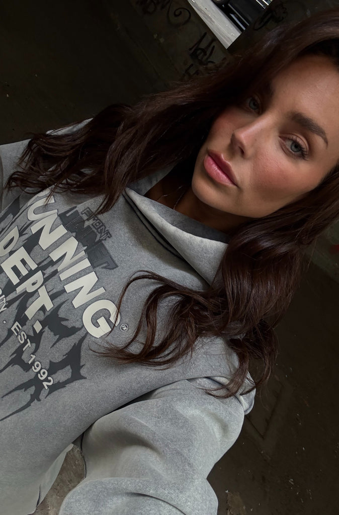 Tribal Dept Hoodie - Concrete