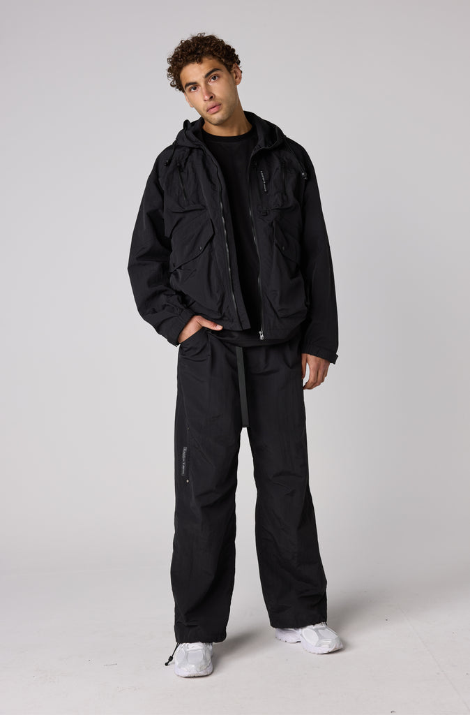 FR Wide Leg Tech Pant - Black