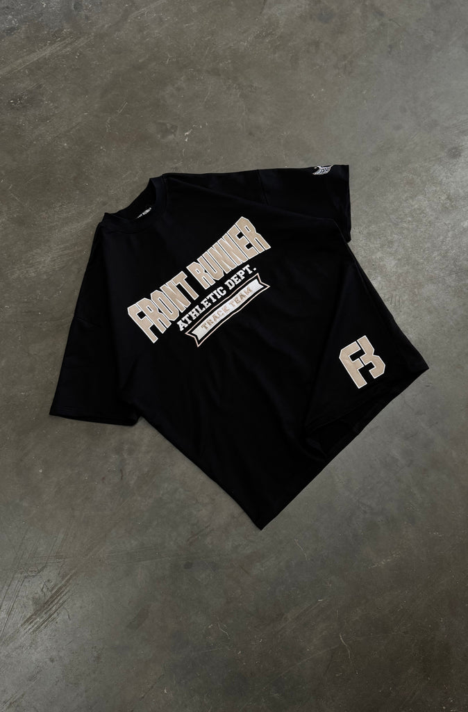 Athletic Department Tee - Black/Malt