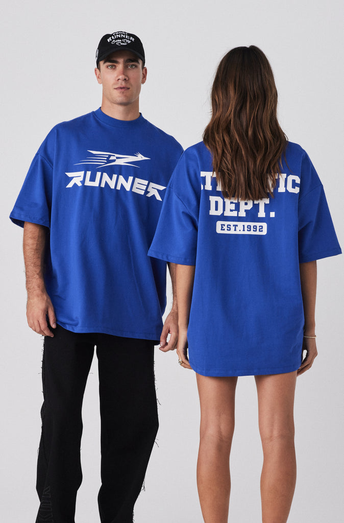 Road Runner Tee - Cobalt