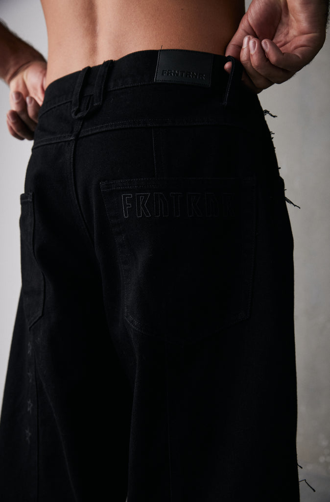 FRNTRNR Baggy Denim - Black