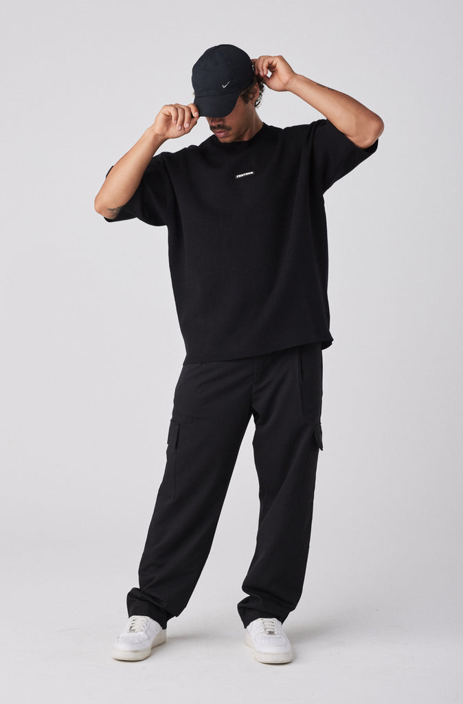Milano Knit Tee - Black