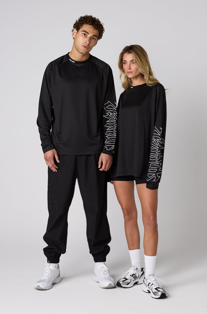 Fracture L/S Top - Black