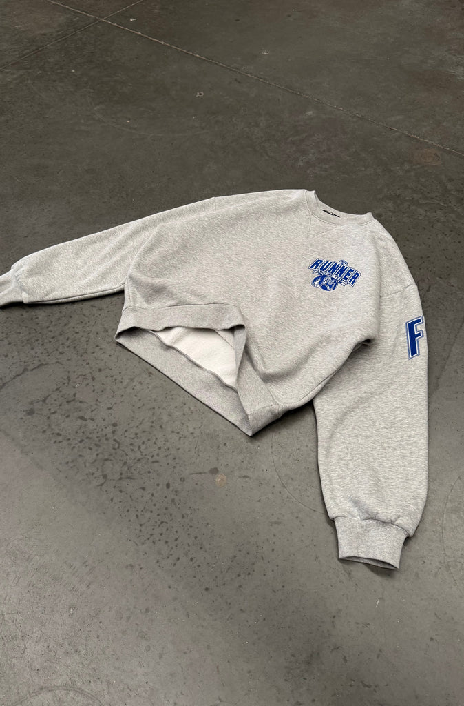 Ringside Crewneck - Grey Marle