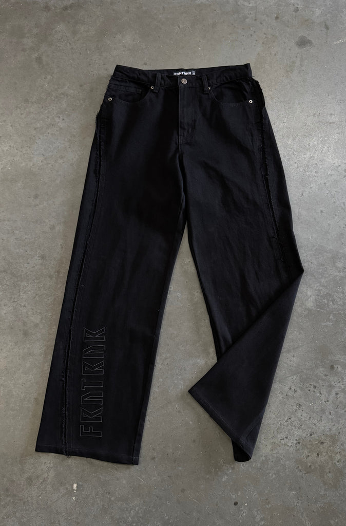 FRNTRNR Baggy Denim - Black