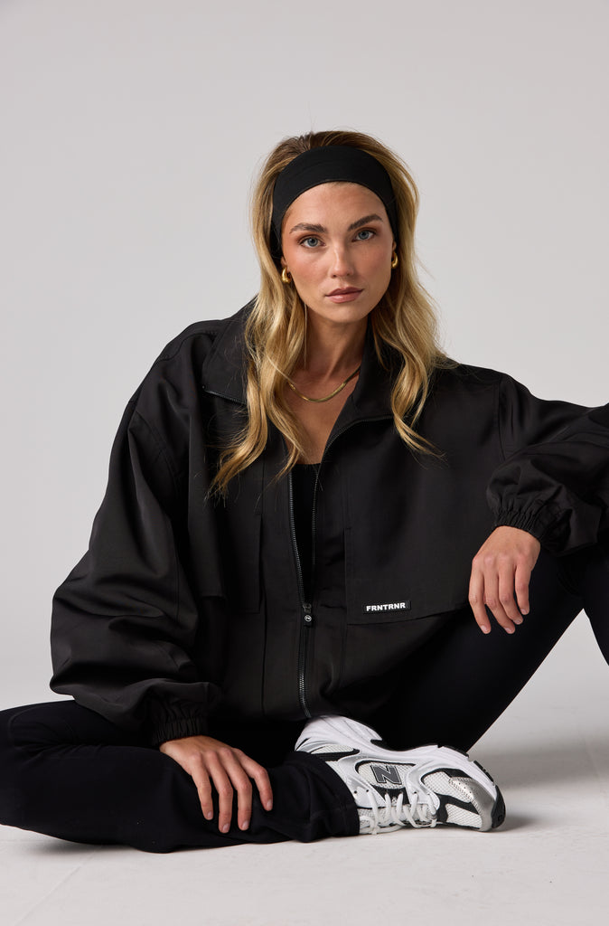 Fracture Bomber Jacket - Black