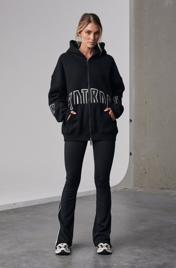 FRNTRNR Zip Hoodie - Black