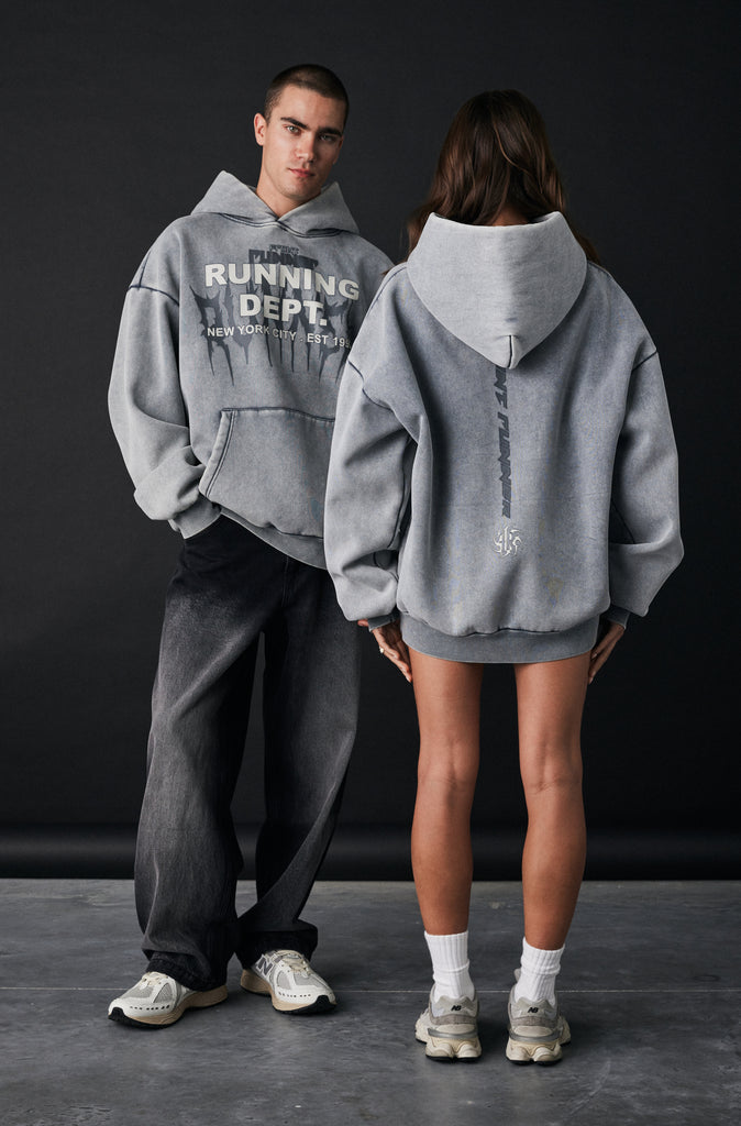 Tribal Dept Hoodie - Concrete