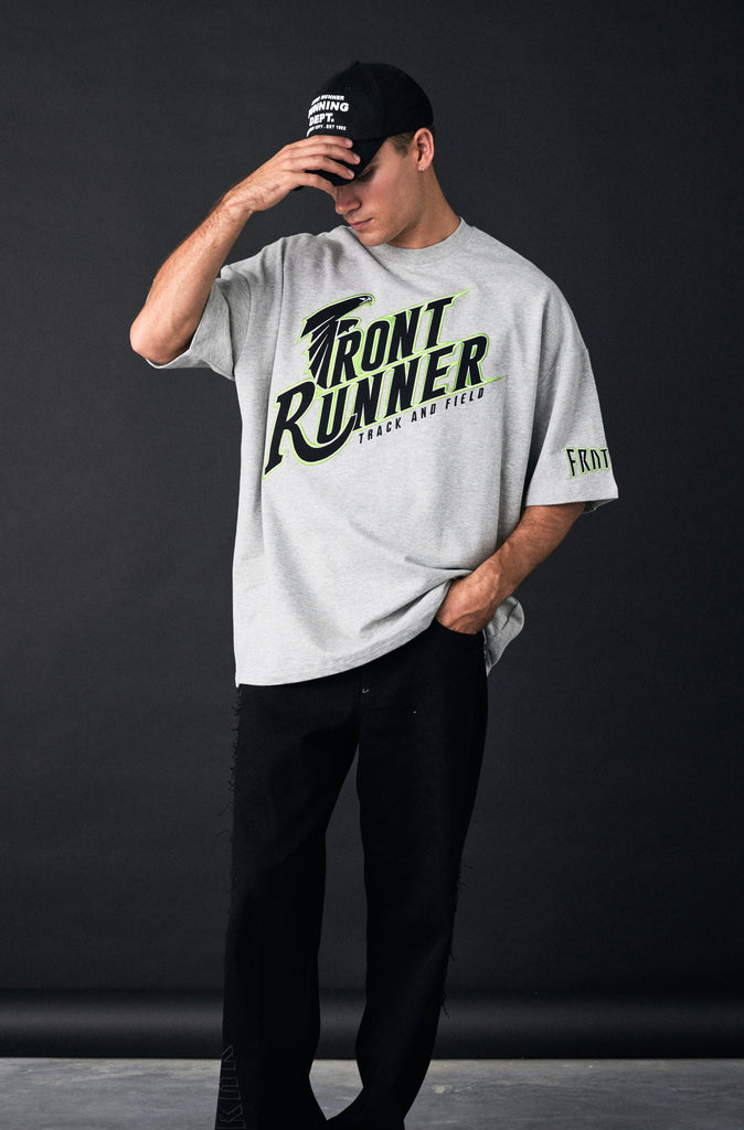 T&F Tee - Grey Lime