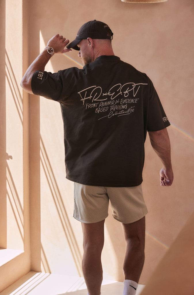 FR x EBT Signature Tee - Chocolate