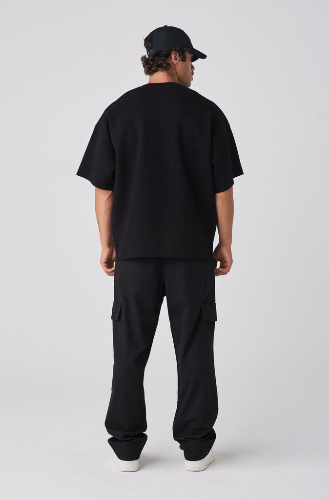 Milano Knit Tee - Black