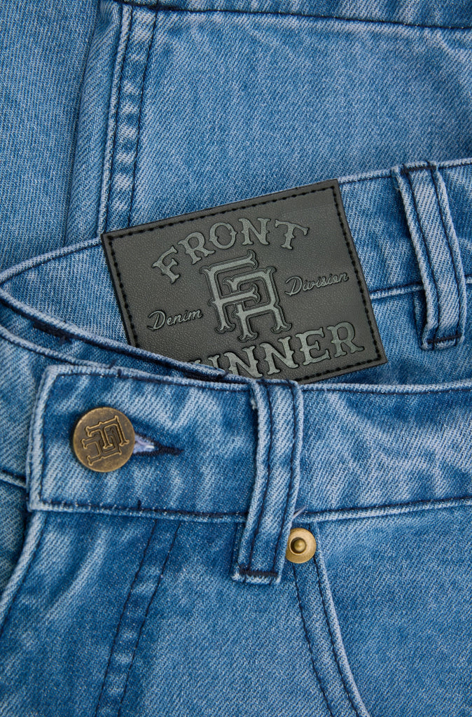 Straight Leg Denim - Blue