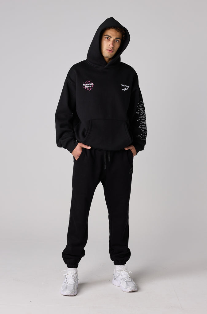 Fracture Hoodie - Black