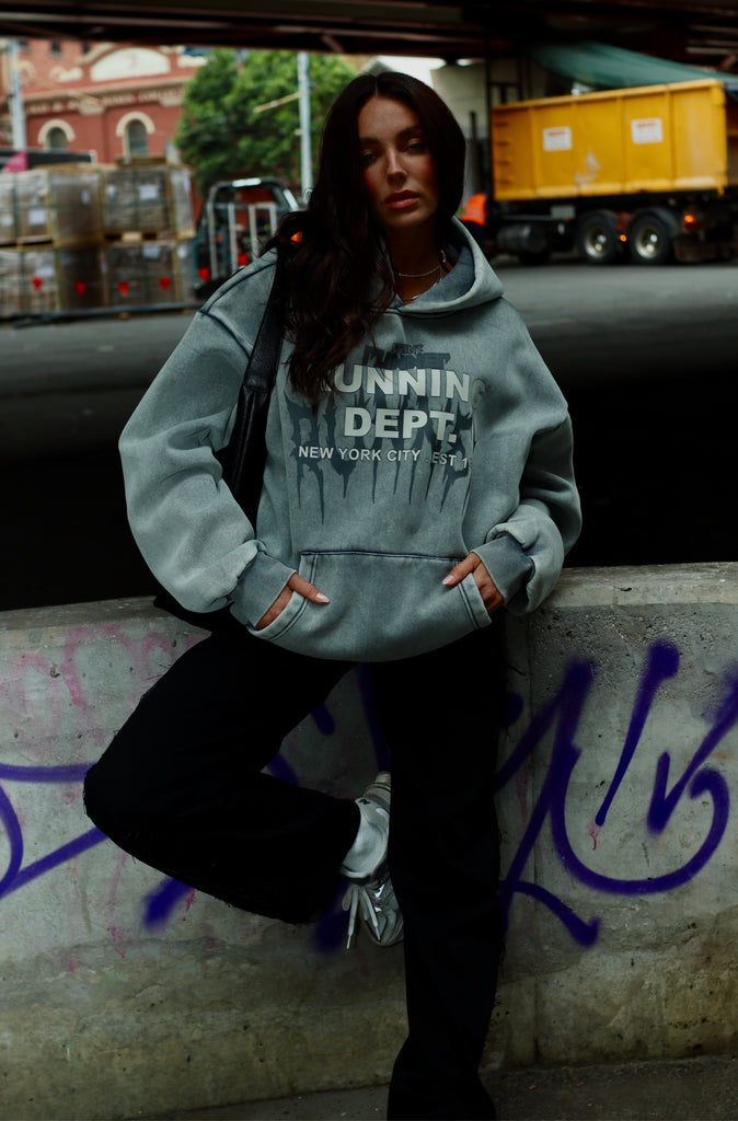 Tribal Dept Hoodie - Concrete