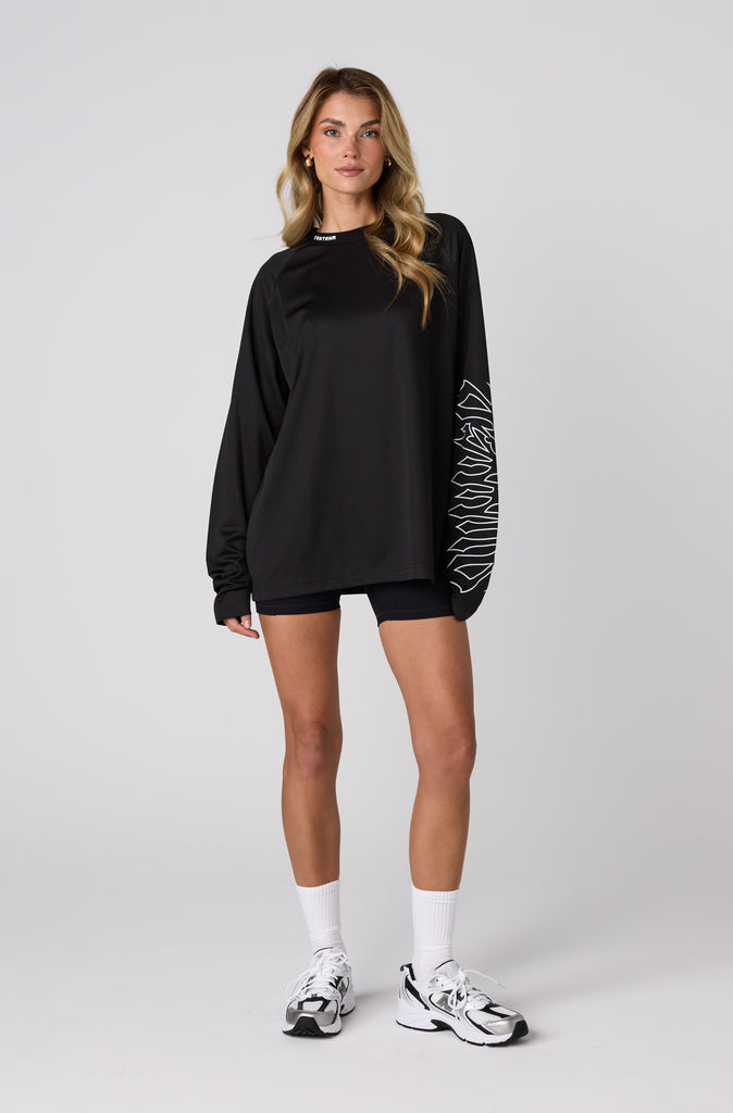 Fracture L/S Top - Black