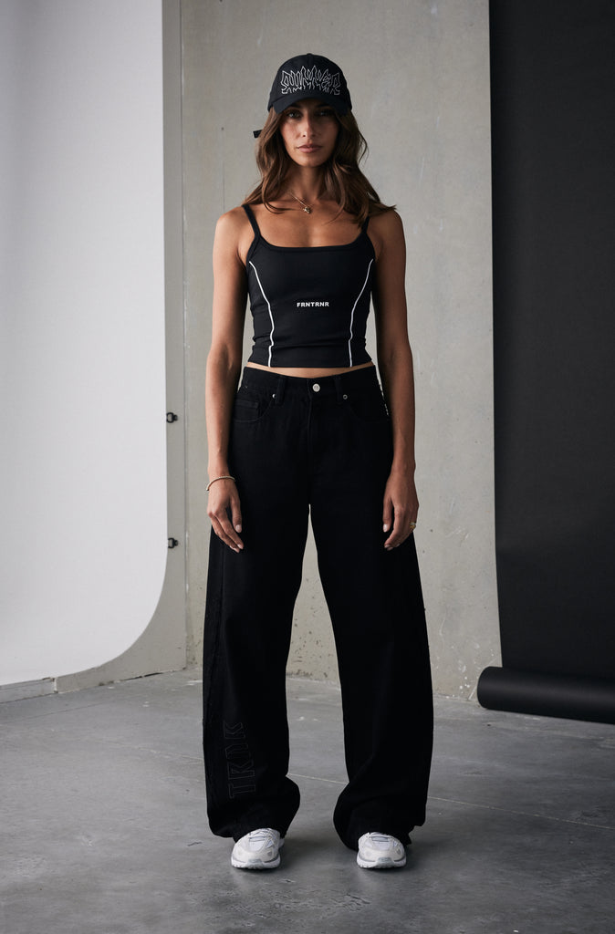 FRNTRNR Baggy Denim - Black