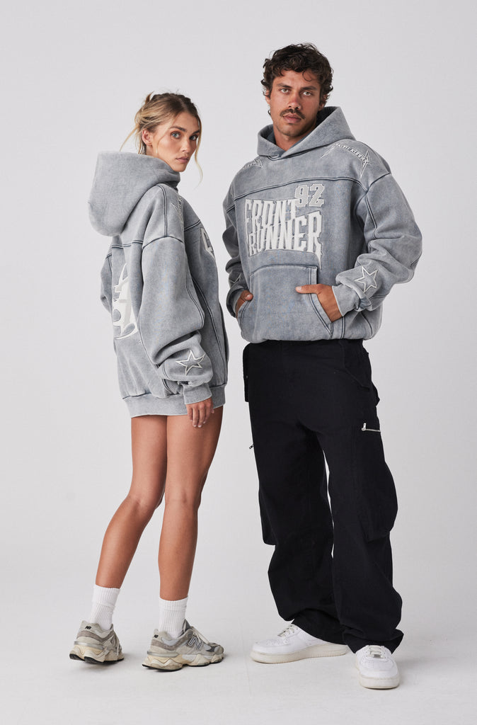 Pyro Hoodie - Concrete