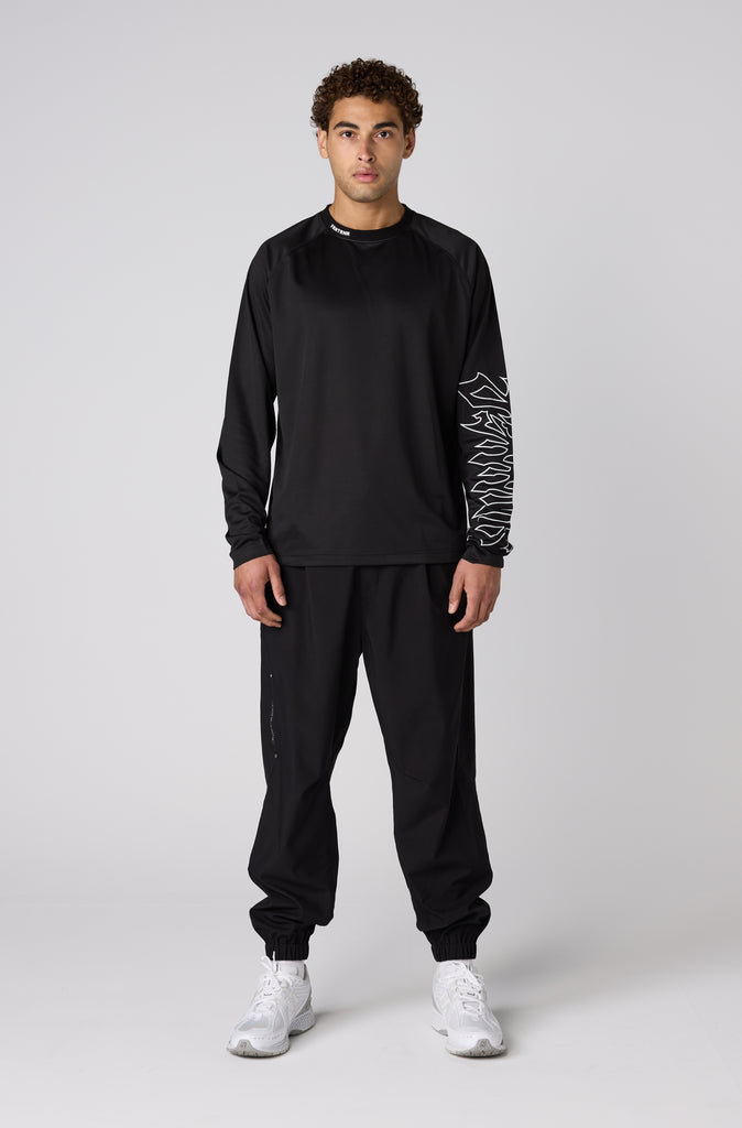 Fracture L/S Top - Black