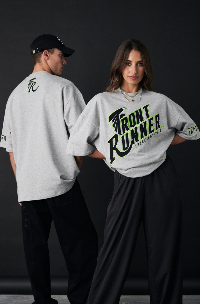 T&F Tee - Grey Lime