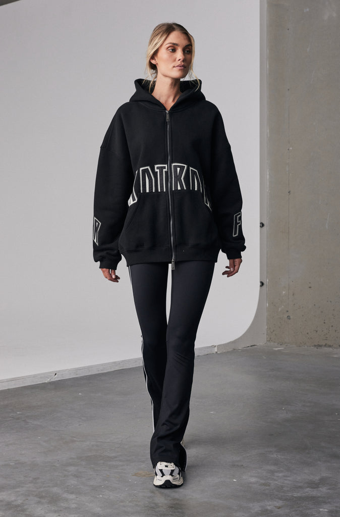 FRNTRNR Zip Hoodie - Black