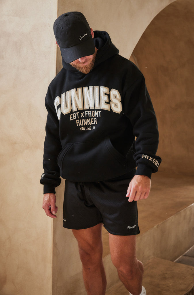 V5 Cunnies Hoodie - Black Malt
