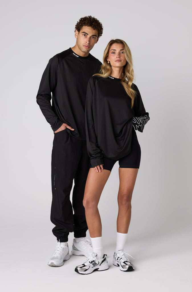 Fracture L/S Top - Black
