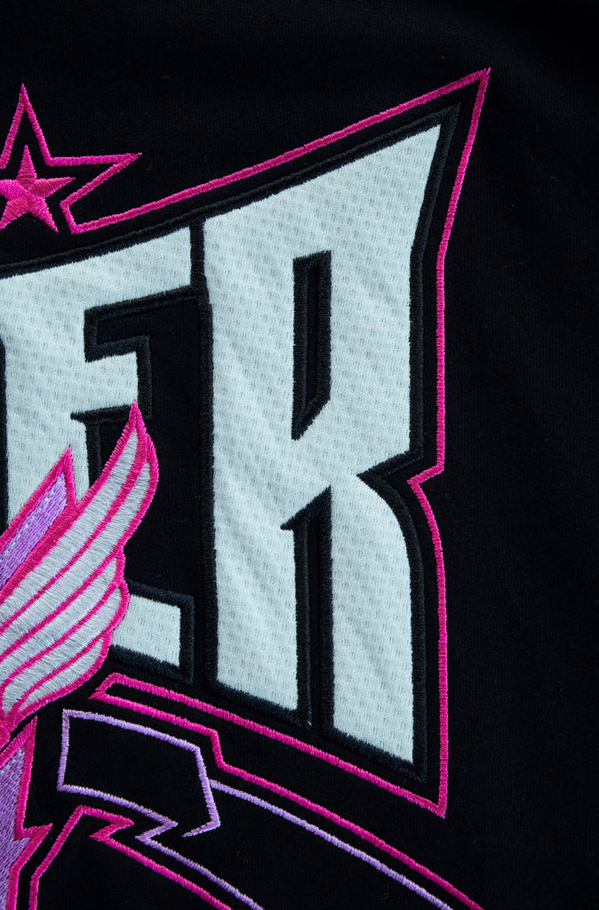 Track Runner Tee - Black Ruby