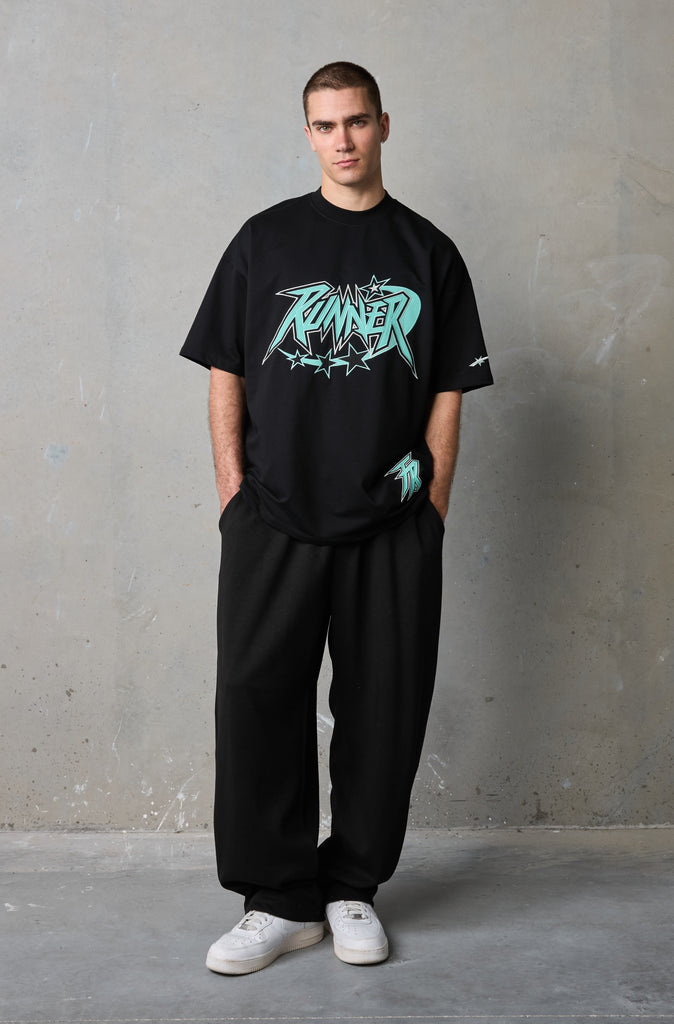 Astro Tee - Black Tiffany