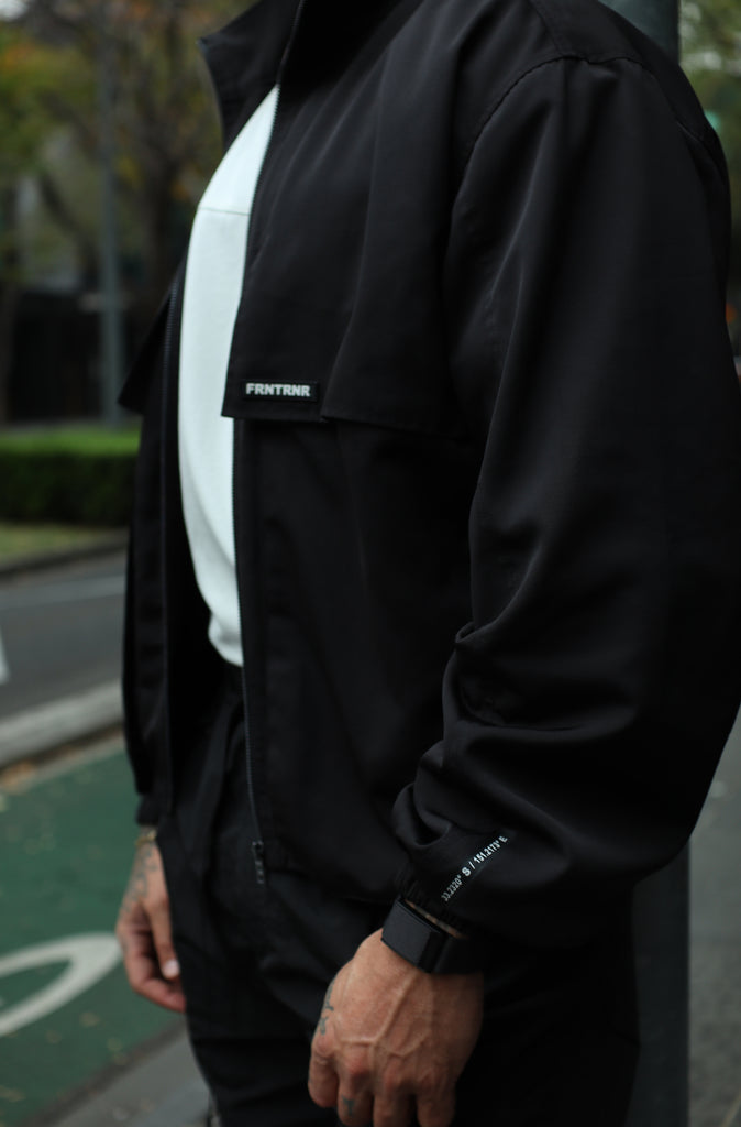 Fracture Bomber Jacket - Black