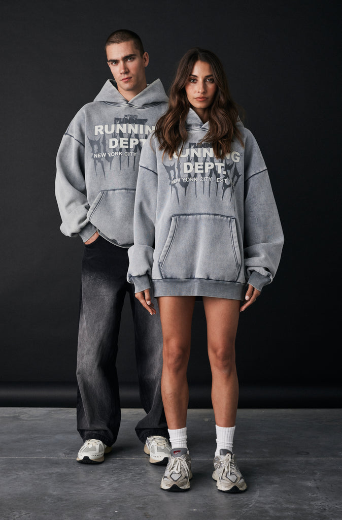 Tribal Dept Hoodie - Concrete