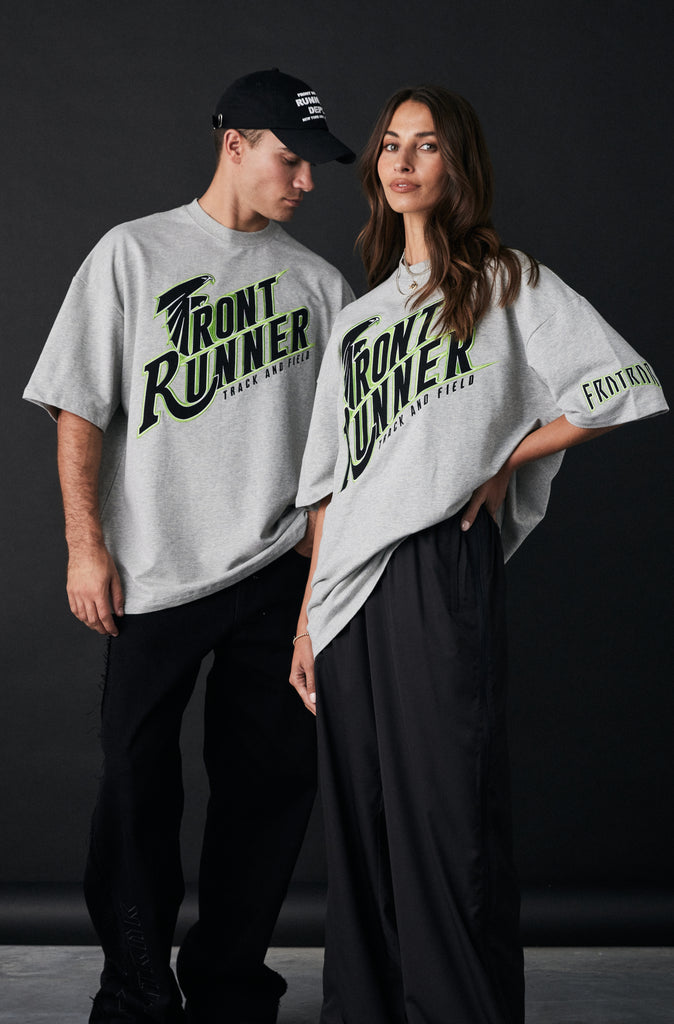 T&F Tee - Grey Lime