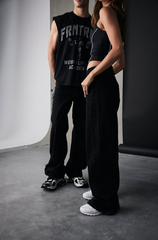FRNTRNR Baggy Denim - Black