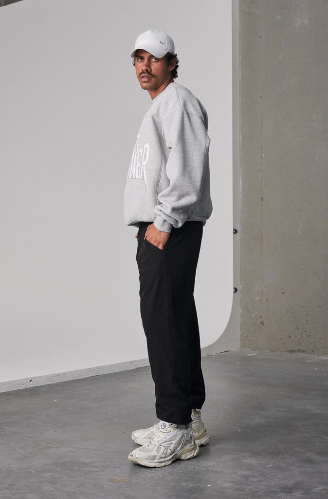 Pyro Crewneck - Grey Marle