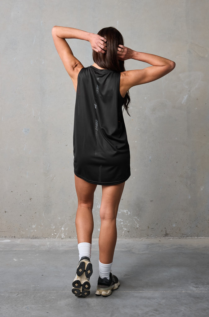 Tribal Dept Singlet - Black