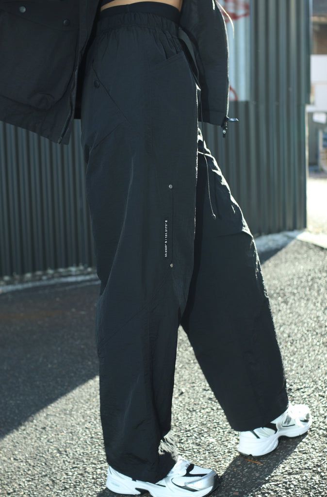 FR Wide Leg Tech Pant - Black