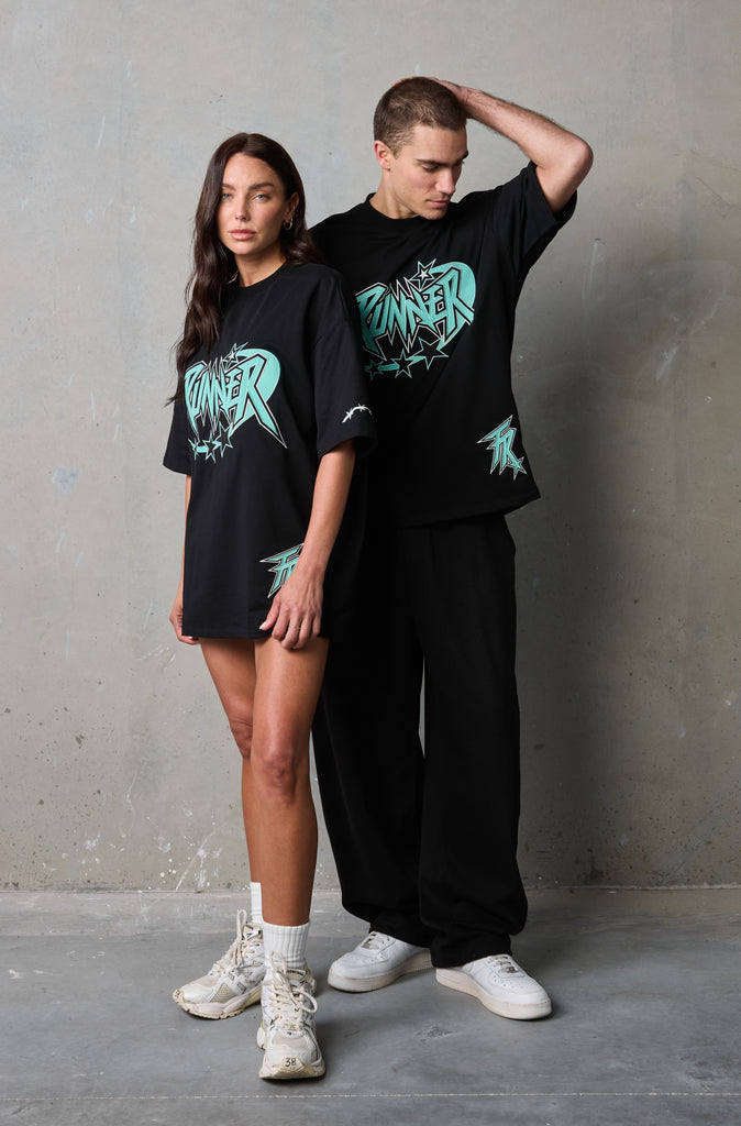 Astro Tee - Black Tiffany