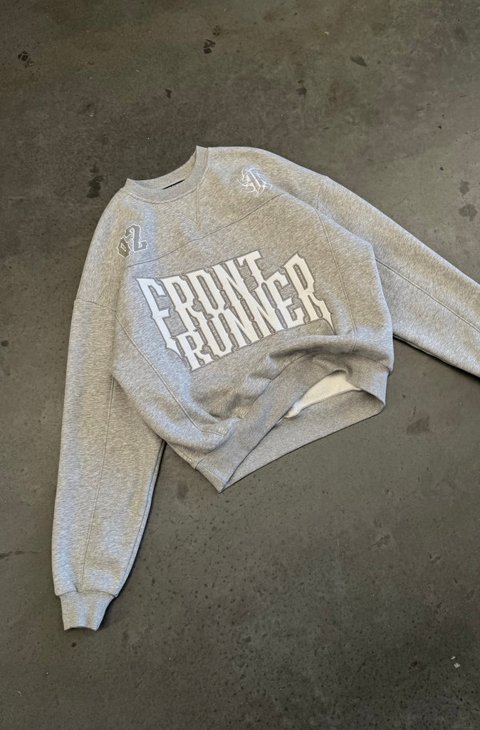 Pyro Crewneck - Grey Marle