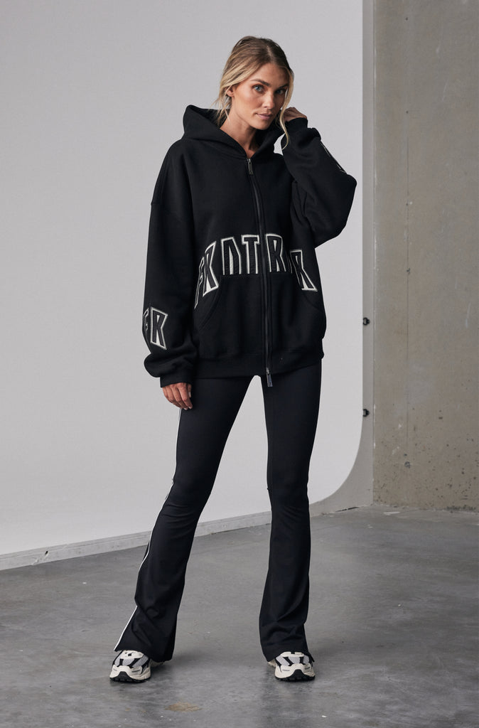 FRNTRNR Zip Hoodie - Black