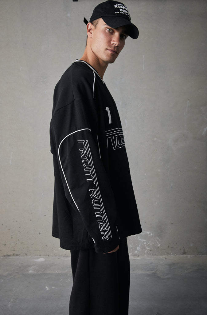 Striker L/S Jersey - Black