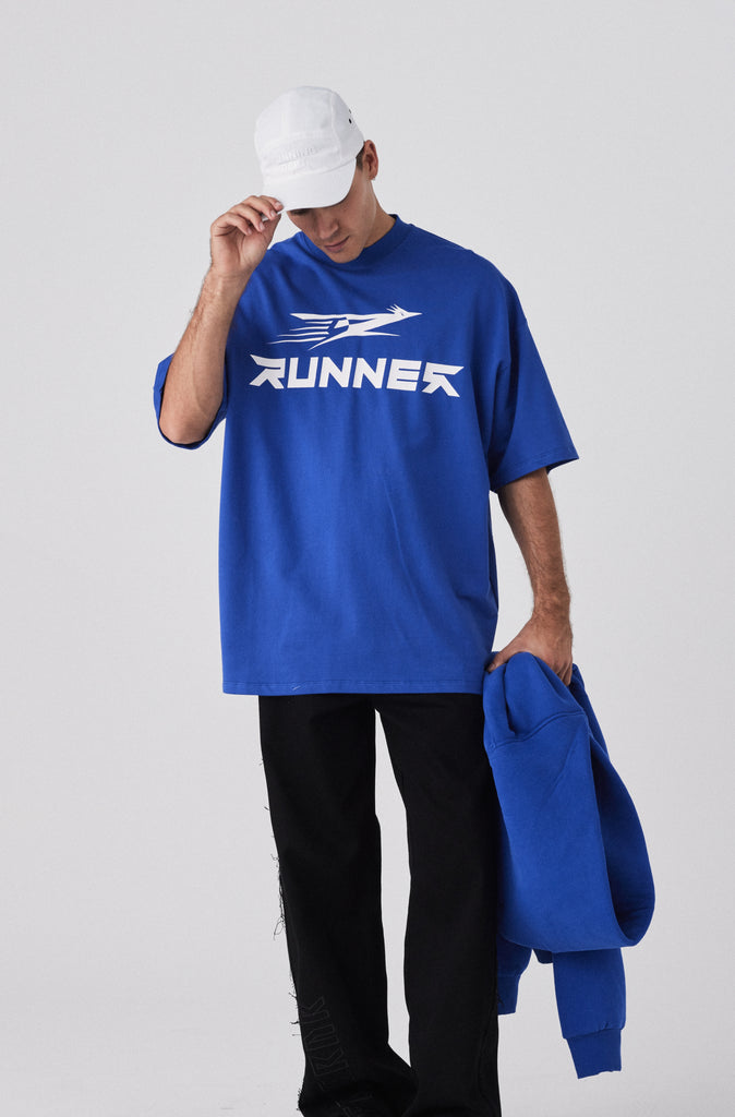 Road Runner Tee - Cobalt