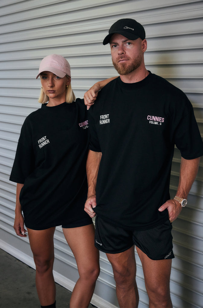 V5 Cunnies Tee - Black Sakura