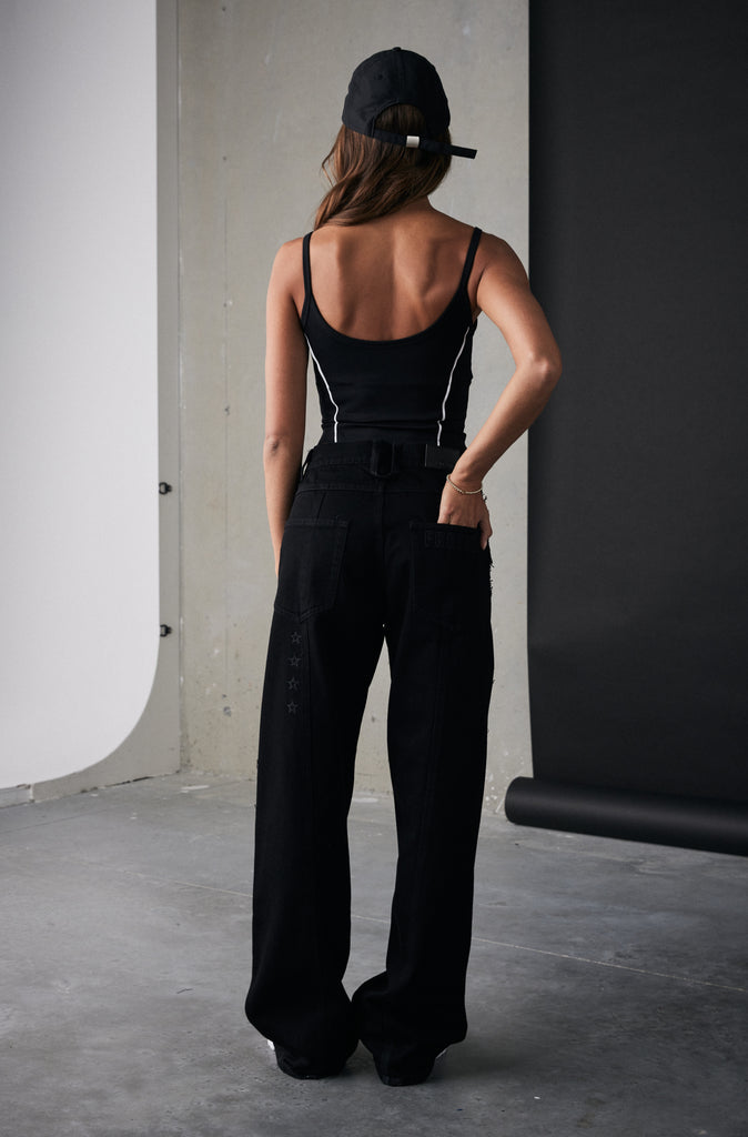 FRNTRNR Baggy Denim - Black