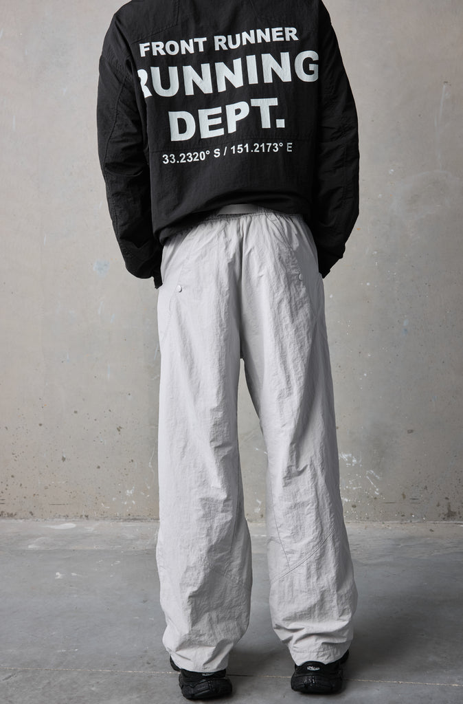 FR Wide Leg Tech Pant - Smoke