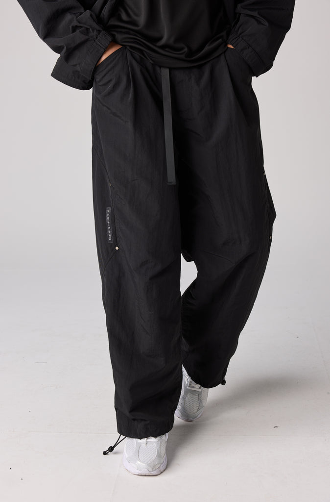 FR Wide Leg Tech Pant - Black
